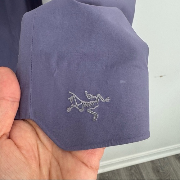 Arc’teryx Solano Jacket Lavender Purple Gore-Tex Windproof Women’s XL - Picture 6 of 14